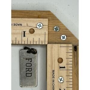 Vintage FORD Metal Keychain Tag Retro Auto Collectible Gift for Car Enthusiasts